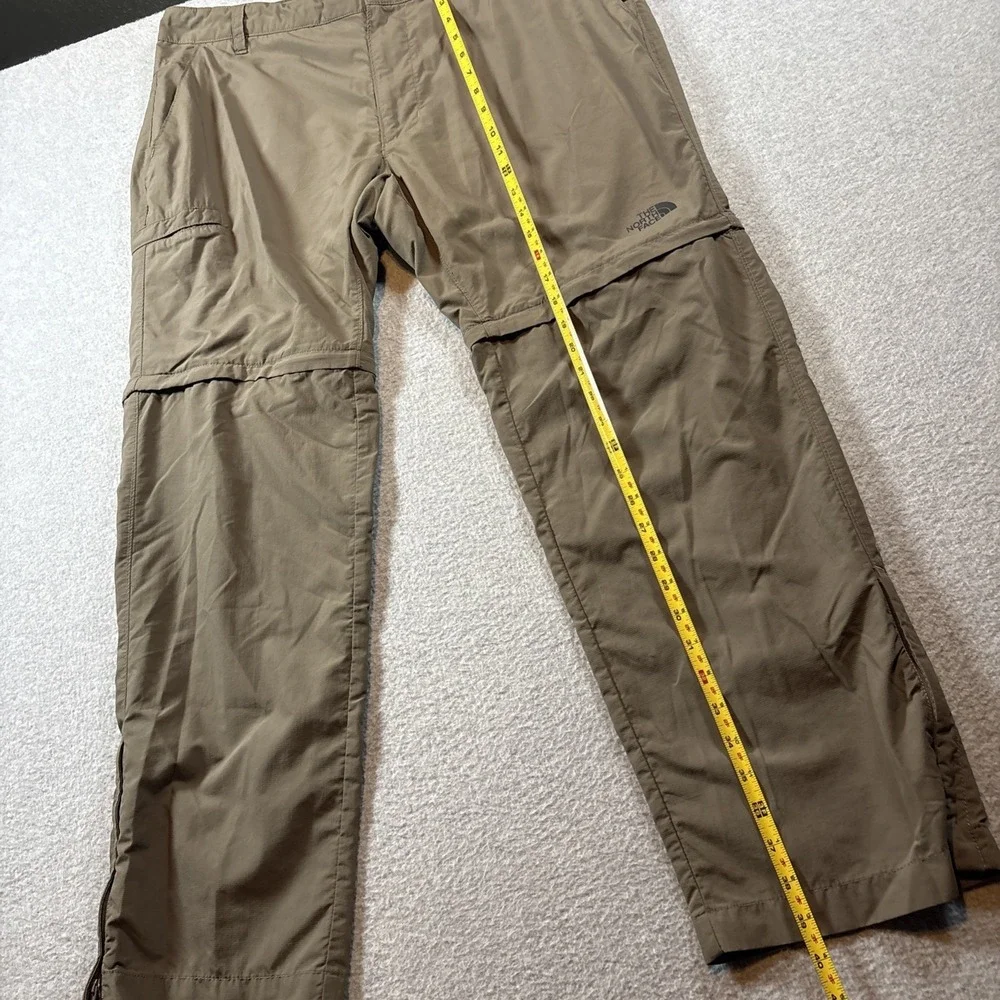 The North Face Pants Mens 38 (38x30)Brown Convertible Zip Off Hiking Outdoors
